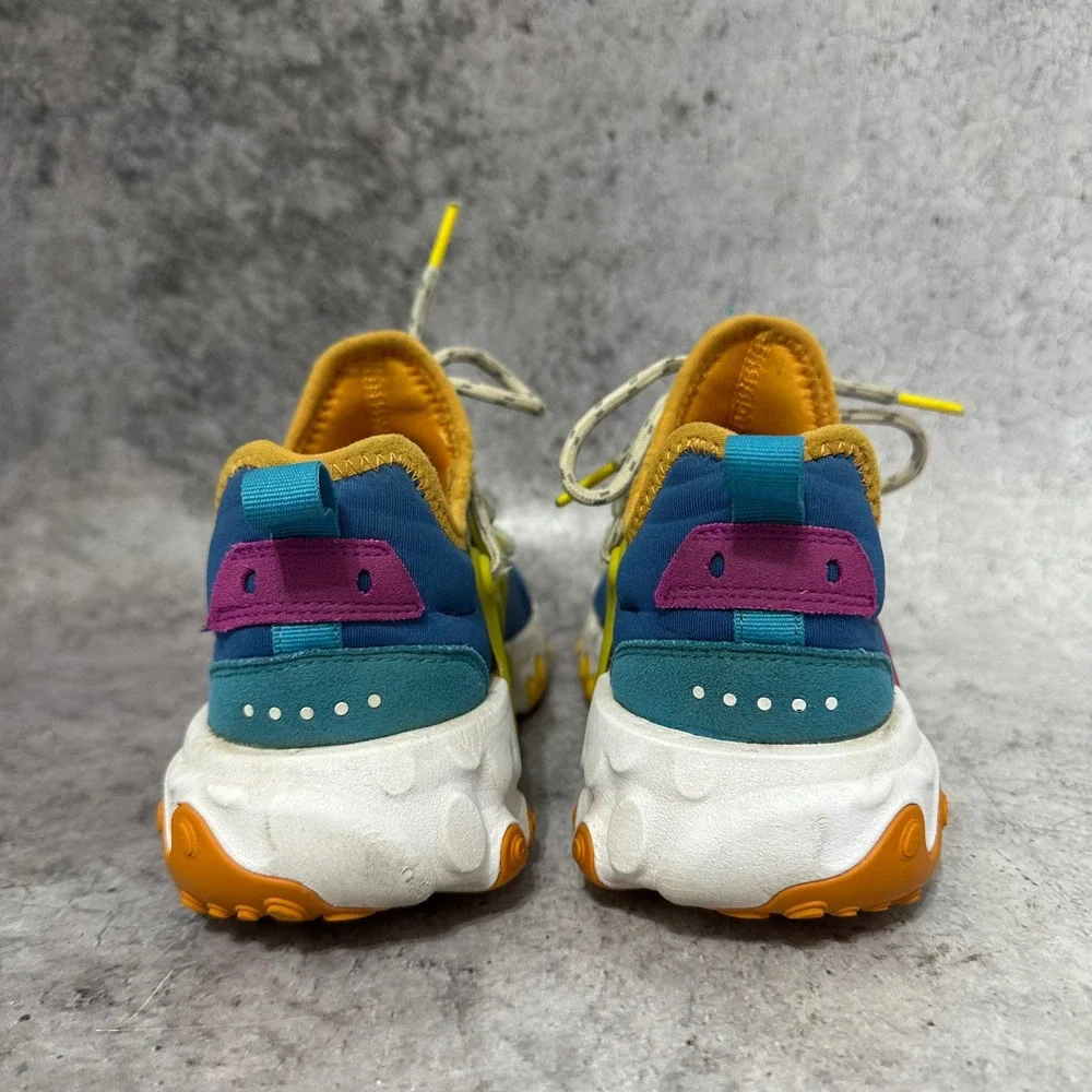 Nike React Presto GS Kids 4Y Blue Blueberry Waffle CK1752-400 Sneakers